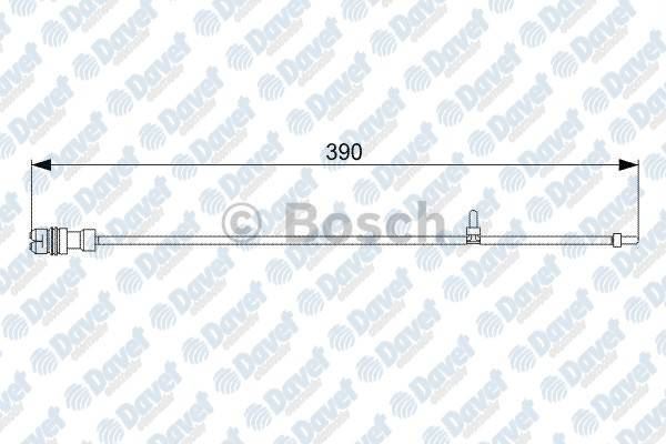 BOSCH 1987473041 Fren Balatasi Ikaz Kablosu On 390mm Porsche 911 (997)